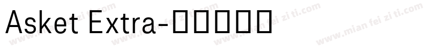 Asket Extra字体转换